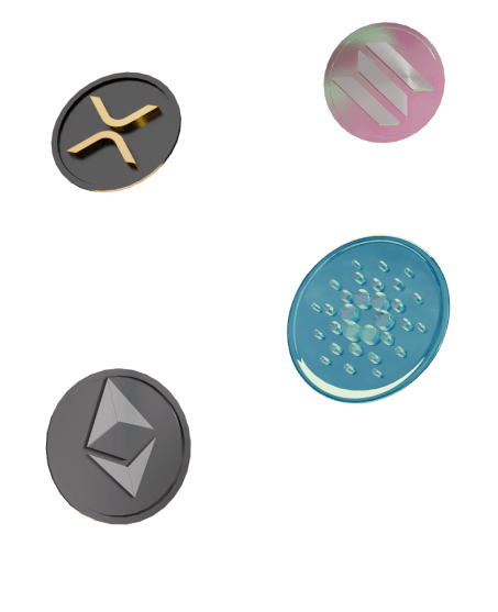 Render bitcoins logos